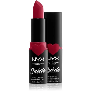 NYX Professional Makeup Suede Matte Lipstick matná rtěnka odstín 09 Spicy 3.5 g