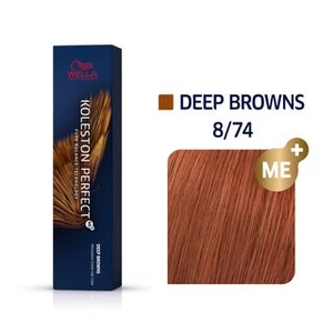 Wella Professionals Permanentní barva na vlasy Koleston Perfect ME™+ Deep Browns 60 ml 8/74