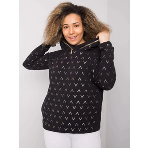 Women's black hoodie