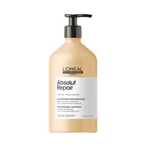 L’Oréal Professionnel Serie Expert Absolut Repair Gold Quinoa + Protein hĺbkovo regeneračný šampón pre suché a poškodené vlasy 750 ml