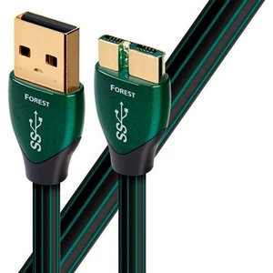AudioQuest Forest 1,5 m Noir-Vert Câble USB Salut-Fi