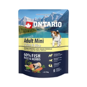 Ontario Adult Mini Fish & Rice 0,75kg