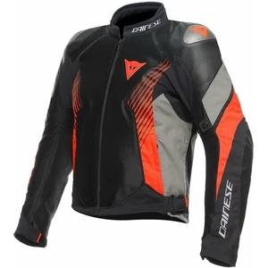 Dainese Super Rider 2 Absoluteshell™ Jacket Black/Dark Full Gray/Fluo Red 48 Textilná bunda