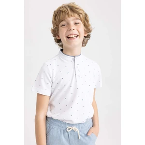 DEFACTO Boys Pique Short Sleeve Polo T-Shirt