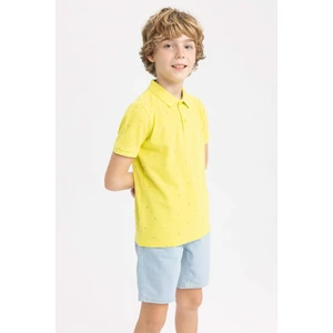 DEFACTO Boys Pique Short Sleeve Polo T-Shirt