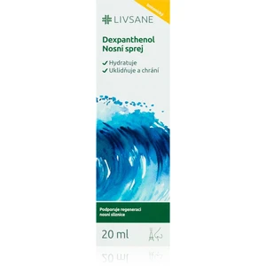 LIVSANE Izotonická morská voda dexapanthenol nosný sprej s hydratačným účinkom 20 ml