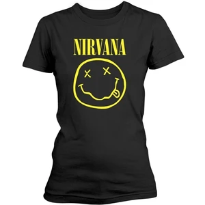 Nirvana Koszulka Smiley Logo Czarny L
