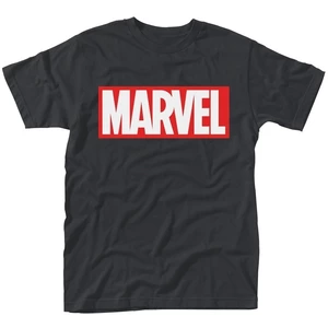 Marvel T-shirt Comics Logo Noir 2XL