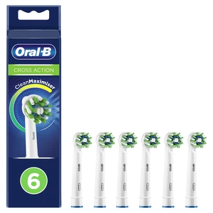 Oral B Cross Action CleanMaximiser náhradné hlavice na zubnú kefku 6 ks