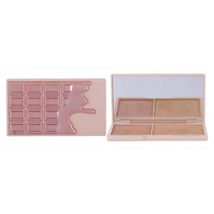 Makeup Revolution London I Heart Makeup Chocolate Duo Palette 11,2 g rozjasňovač pre ženy Rose Gold Glow