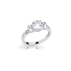 Modesi Elegantní zásnubní prsten JA17250CZ 52 mm