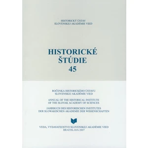 Historické štúdie 45