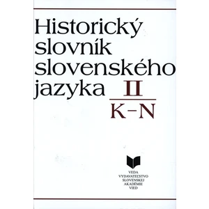 Historický slovník slovenského jazyka II (K-N)