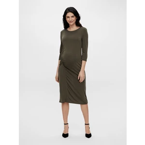 Khaki Pregnant Sheath Midisch Mama.licious Ariella - Women