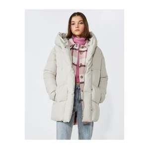 Koton Hooded Quilted Short Inflatable Coat