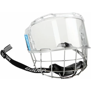 Bauer Grille et visiere de hockey Hybrid Shield Clair M