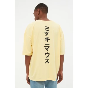 Trendyol T-Shirt - Yellow - Oversize