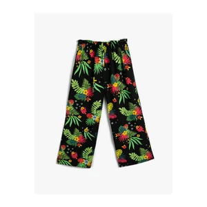 Koton Wide Leg Printed Trousers