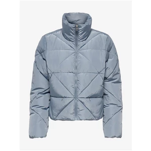 Grey-blue quilted jacket JDY Levi - Women
