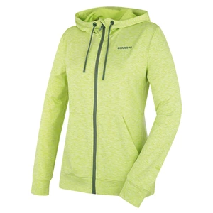 Women's hoodie HUSKY Alony L bright green