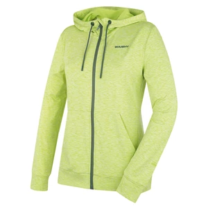 Women's hoodie HUSKY Alony L bright green