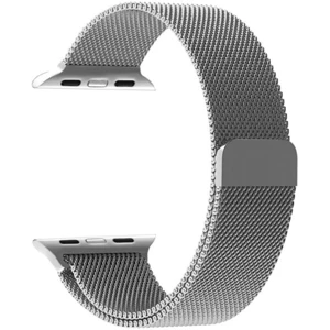 4wrist Ocelový milánský tah pro Apple Watch - Stříbrný 38/40 mm