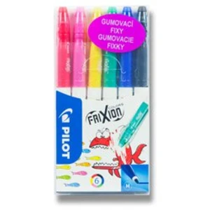 Pilot fix FriXion Colors Set 4144S6 rôzne farby triedené 0.4 mm 6 ks 6 ks