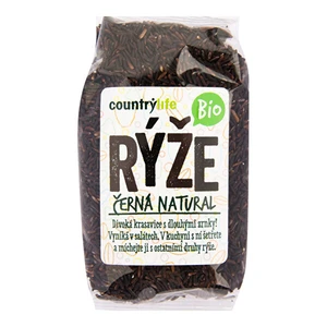Country Life Rýže černá natural BIO 500 g