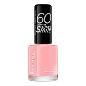 Rimmel 60 Seconds Super Shine lak na nehty odstín 262 Ring A Ring O´Roses 8 ml