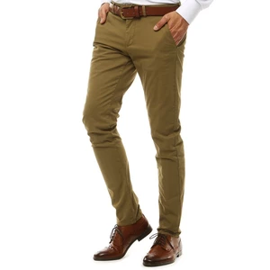 Men's camel chino trousers UX2578