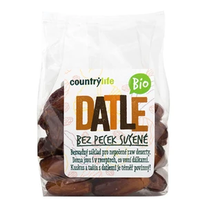 Country Life Datle sušené bez kôstok BIO 250 g