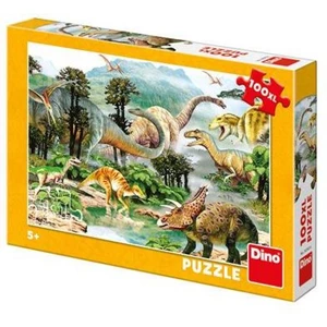 Dino Život dinosaurů Puzzle 100 XL dílků