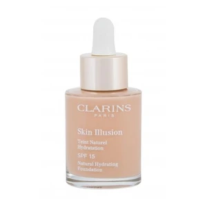 Clarins Skin Illusion Natural Hydrating Foundation rozjasňujúci hydratačný make-up SPF 15 odtieň 30 ml