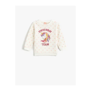 Koton Sweatshirt - Ecru - Relaxed fit