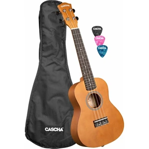 Cascha CUC100 Linden Koncert ukulele Brown