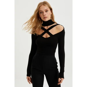 Blusa da donna Cool & Sexy Black Collar