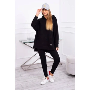 Set with sweatshirt in black