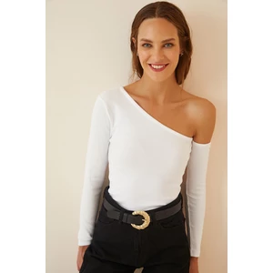 Happiness İstanbul Blouse - White - Fitted