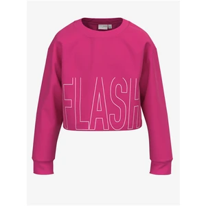 Dark pink girly sweatshirt name it Vanita - Girls