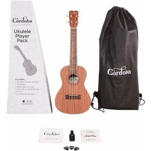 Cordoba Ukulele Player Pack Concert Koncert ukulele Natural
