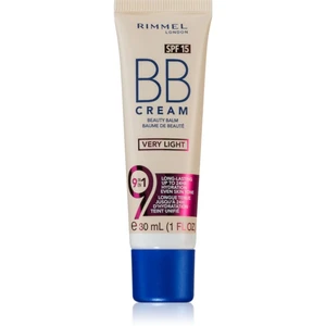 Rimmel BB Cream 9 in 1 BB krém SPF 15 odtieň Very Light 30 ml