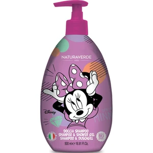 Disney Minnie Mouse Shampoo & Shower Gel šampón a sprchový gél 2 v 1 pre deti Sweet strawberry 300 ml