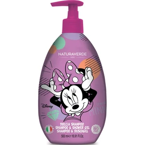 Disney Minnie Mouse Shampoo & Shower Gel šampon a sprchový gel 2 v 1 pro děti Sweet strawberry 300 ml