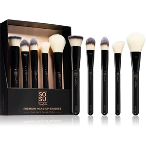 SOSU by Suzanne Jackson Premium Brushes The Face Collection sada štětců pro perfektní vzhled 5 ks