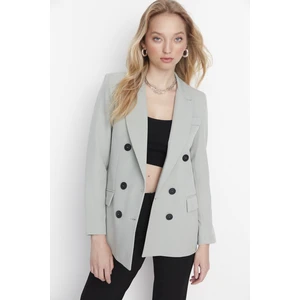 Trendyol Blazer - Green - Regular fit