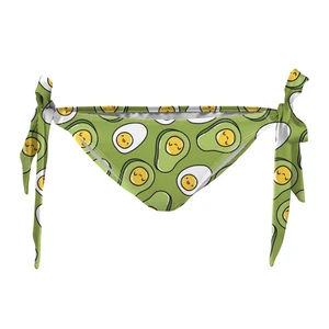 Aloha From Deer Woman's Eggcado Bikini Bows Bottom WBBB AFD357