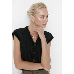 Trendyol Sweater Vest - Black - Regular fit