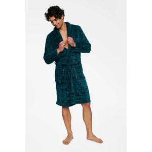 Trip 40068-77X Bathrobe Green-Navy Green-Navy