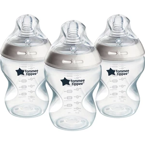 Tommee Tippee C2N Closer to Nature Baby Bottles Set kojenecká láhev 0m+ 3x260 ml