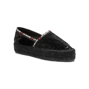 Espadrilky LOVE MOSCHINO - JA10373G0CJL0000 Nero